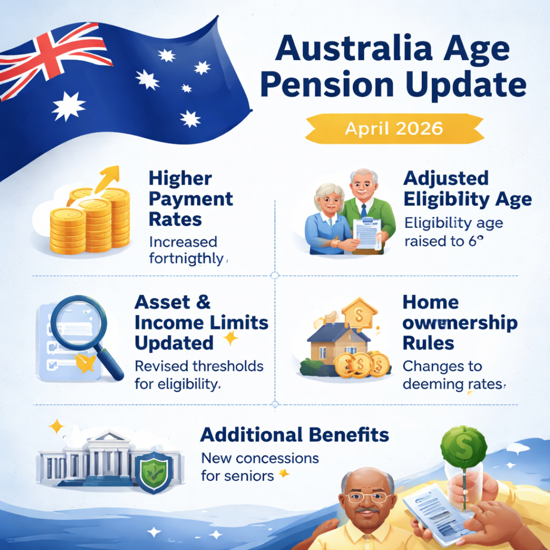 Australia Age Pension Update April 2026