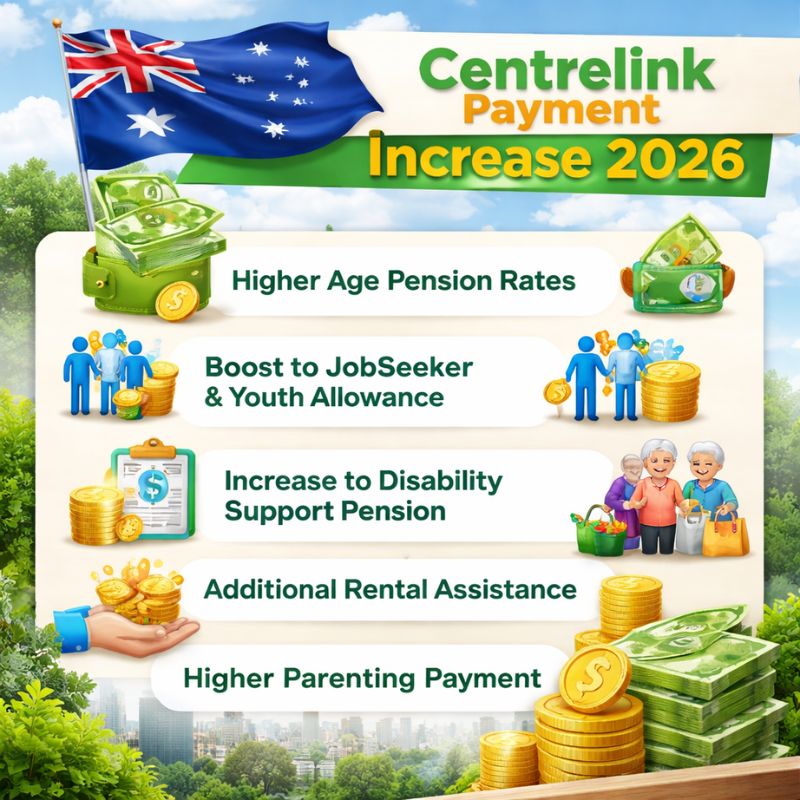Centrelink Payment Increase 2026