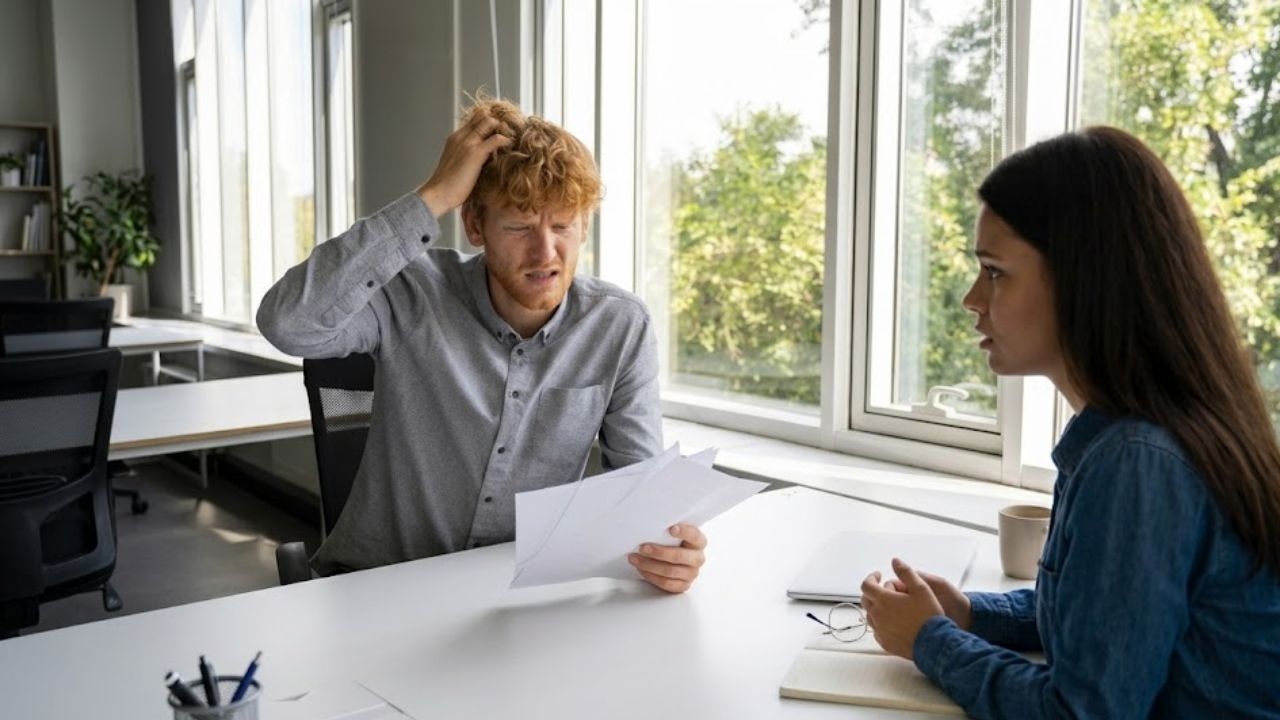 At 22, during my first interview,