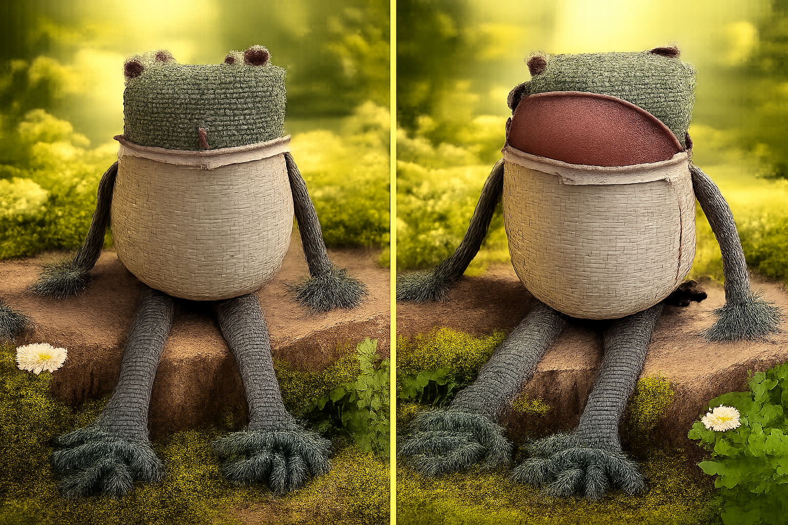 Frog Purse for a Little One